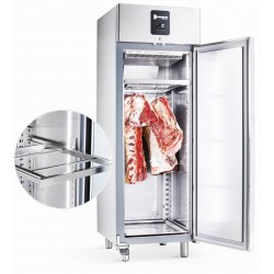 Armadio refrigerato in acciaio inox, per Carne, Porta a Vetro (TN) -2/+10ºC