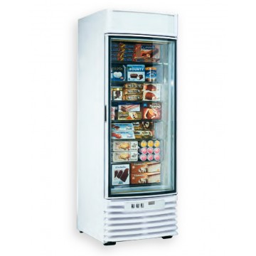 Espositore verticale a refrigerazione statica, Porta a Vetro (TN -1/+5°C) 265 Lt. - 670x735x1960 mm