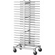 Carrello portateglie inox