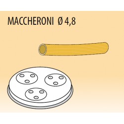 Trafila MACCHERONI Ø4,8 per macchina pasta fresca in lega ottone-bronzo