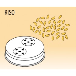 Trafila RISO per macchina pasta fresca in lega ottone-bronzo