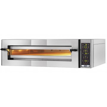 Forno elettronico modulare KING4 a 1 camera con porta in acciaio inossidabile - Capacità 4 Pizze x 34 cm