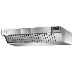 Cappa aspirante in acciaio inox per forno elettronico pizze KING4